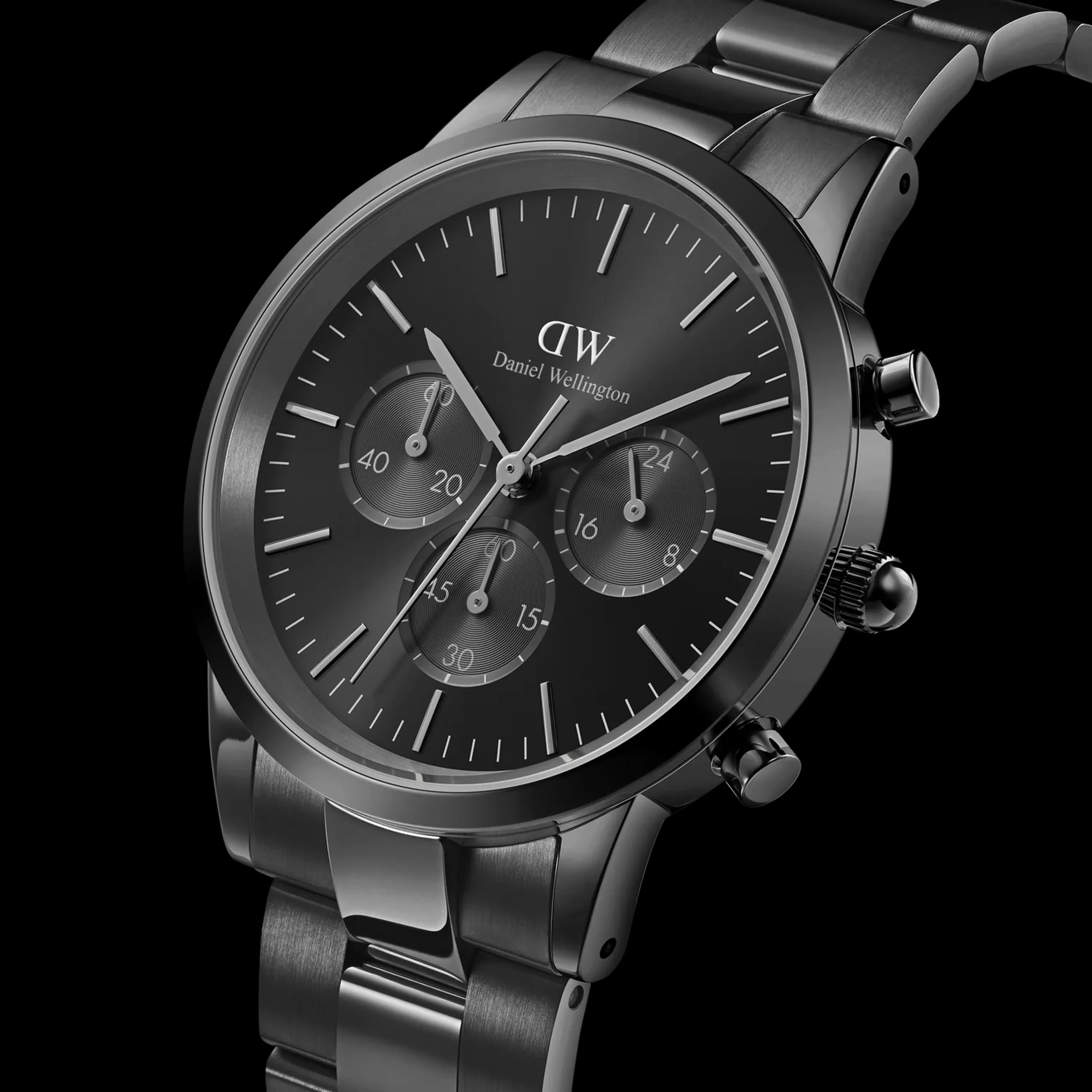 Daniel Wellington Iconic Chronograph Link Onyx B<Uomo Orologi Da Uomo