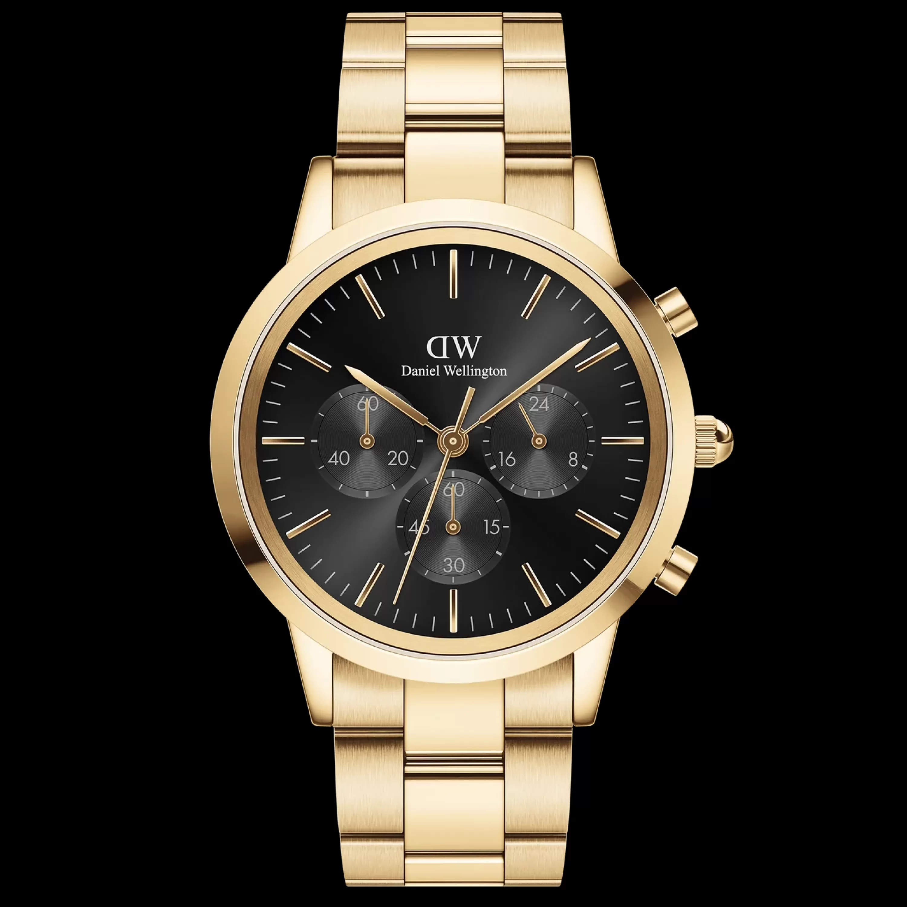 Daniel Wellington Iconic Chronograph Link Onyx G<Uomo Orologi Da Uomo