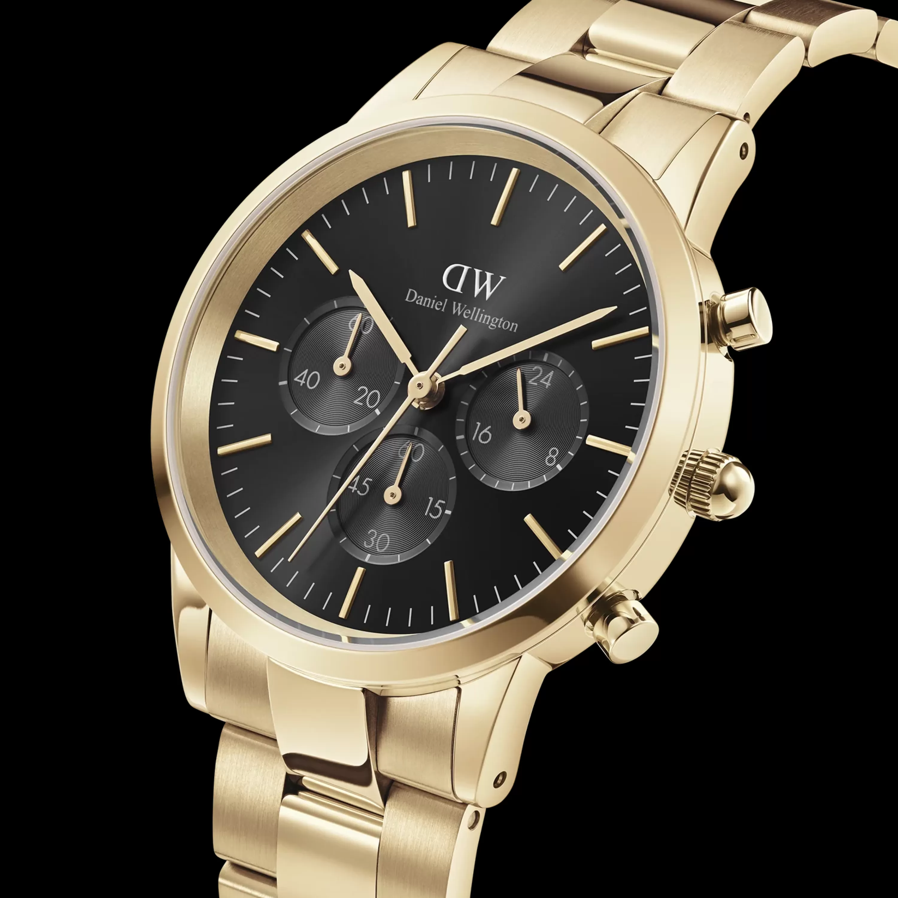 Daniel Wellington Iconic Chronograph Link Onyx G<Uomo Orologi Da Uomo