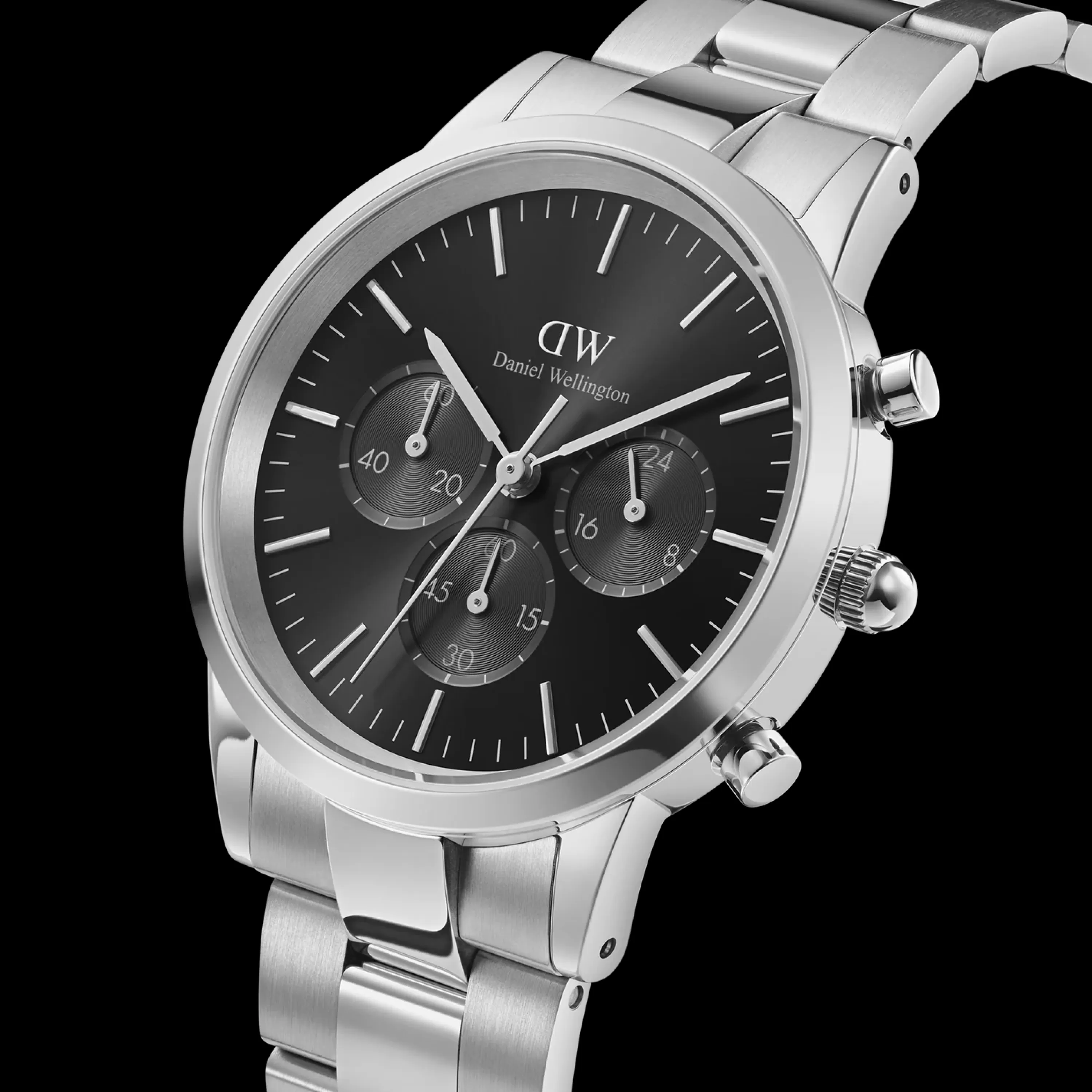 Daniel Wellington Iconic Chronograph Link Onyx S<Uomo Orologi Da Uomo